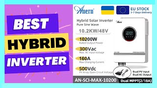 Anern 10.2KW 8.2KW Hybrid Solar Inverter 48V Pure Sine Wave