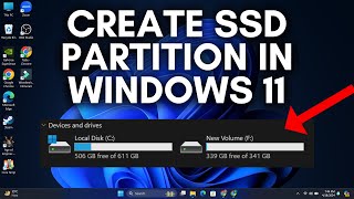 How to Create SSD Partition in Windows 11| How to Partition New SSD in Windows 11 new Laptops