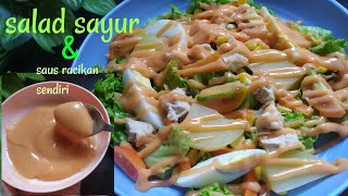 Salad Sayur Saus Racikan Sendiri Menu Makanan Sehat Resep Rahasia Bunda #belajarmasak 55