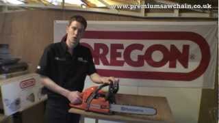 How to change a chainsaw chain