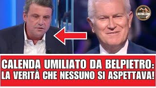 Calenda Umiliato da Belpietro: La Verità Che Nessuno Si Aspettava!