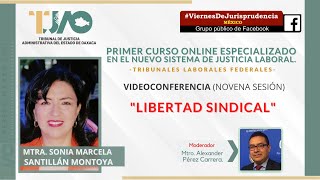 Libertad sindical - Mtra. Sonia Maricela Santillán Montoya