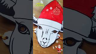 Face mask for Christmas Day celebration🎊🍾🎁🎄 #trending #shorts #viral #shortvideo #youtubeshorts #diy