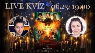 Legendás állatok és megfigyelésük 3 – Dumbledore titkai LIVE KVÍZ | Mareszmore ft. Kamilla Peter