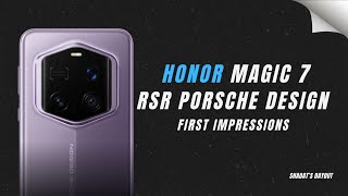 Honor Magic 7 RSR Porsche Design FIRST LOOK! Stunning Design & Powerful Specs Leaked!