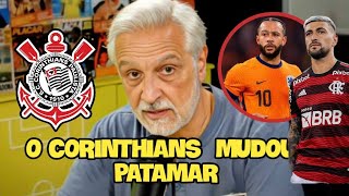 SORMANI!! O TIMÃO MUDOU DE PATAMAR - DEPAY E MELHOR DO QUE ARRASCAETA