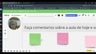 Miro para apresentação de trabalhos ou Workshop em aula: contribuição para aprendizagem Hibrida