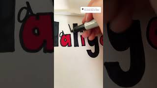 maliya word art diy