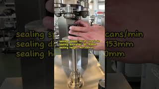 Manual Ring Pull 100ml Energy Drink Beer Cans Aluminum Canning Closing Sealing Machine