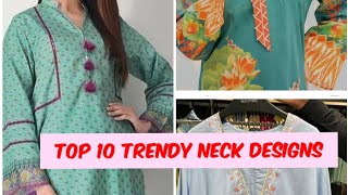 trendy neck design/cutwork design idea/ modern  neck design