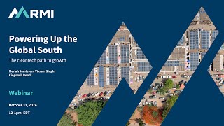 Webinar – Powering Up the Global South: The Cleantech Path to Growth