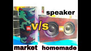 Beast Bluetooth speaker market v/s homemade  full bass