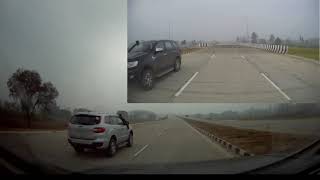 Ford Endeavour 3.2 - Stock vs HKS Exhaust 60kph roll-on comparison in 4K #Short video