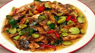 RESEP MENU RUMAHAN⁉️ TUMIS IKAN CUE PETE @tipsmemasak56