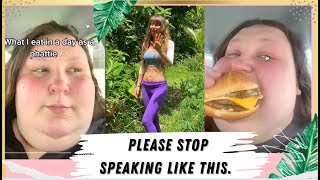 What I eat in a day as an obese "PHATTIE" Freelee reviews TikTok diets