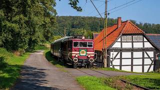 Kleinbahnromatik auf der  Extertalbahn Landeseisenbahn Lippe (4K)