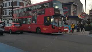 Wright Gemini 3 B5LHs on 249 and 355 at Tooting Bec - TransportStuff Shorts