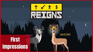 Reigns: Kings & Queens First Impressions on the Nintendo Switch.