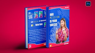 How to Make a Note Book Cover Design in Photoshop