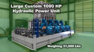 Massive 1000 HP Hydraulic Power Units for US Military