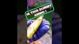 IS THIS DUMMY AMMO! #shorts #magnetfishing #shortsvideo #shortvideo