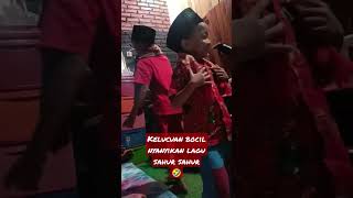 kelucuan bocil nyanyikan lagu sahur sahur.