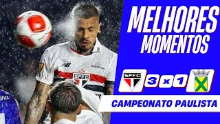 SÃO PAULO 3 X 1 SANTO ANDRÉ - MELHORES MOMENTOS | PAULISTÃO 2024