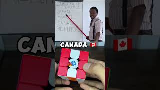 Japan,Brazil,canada,philippines Most viral cities 🌆 of the world on rubikscube