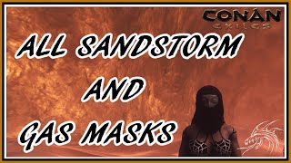 Conan Exiles: All Sandstorm And Gas Masks (Alle Sansturm und Gas Masken)