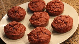 Bodybuilding Dessert:  Chocolate Oat Muffins