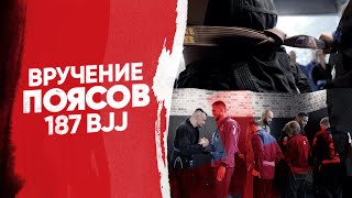 Вручение поясов в клубе Бразильского Джиу-джитсу 187 BJJ