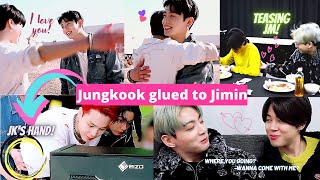 Jungkook sticks to Jimin like glue