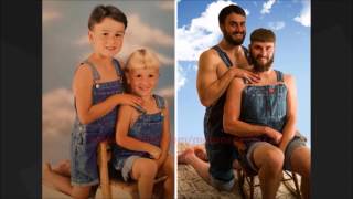 Siblings Who Hilariously Recreated Their Childhood Photos