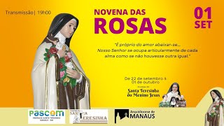 🌹Novena das Rosas 🌹| 01 de setembro de 2023 | 19h00