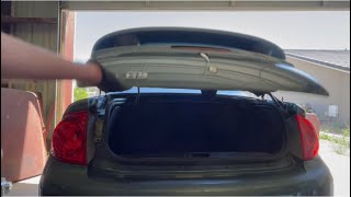 Trunk Lid Strut / Shock Replacement on a 2005 - 2010 Pontiac G5