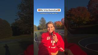 play mic'd up basketball with us!🎤🏀 go to part 2 for the best part! #shorts #basketball #micdrop