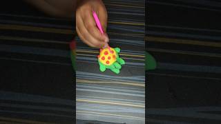 Cutie Turtle 🐢 making by  using superclay#shorts #art #viralshort