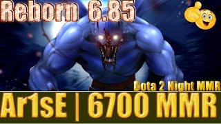 Dota 2 reborn 6 85 Ar1sE 6700 MMR Night Stalker Ranked Match Gameplay!