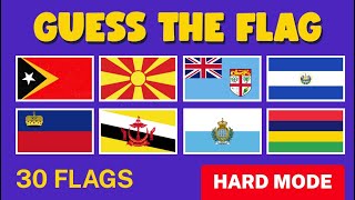 Guess the flag quiz - hard