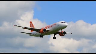 Airbus A320, easyJet (G-EZWD), Manchester Airport