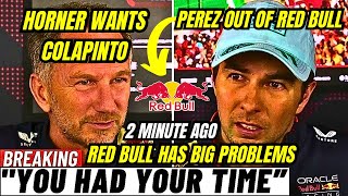 🚨F1 News: Perez OUT of Red Bull, Horner Wants Franco Colapinto and More