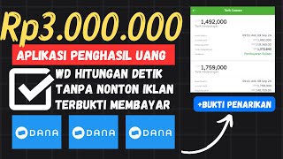 Belum Viral💸 Aplikasi Penghasil Uang Saldo Dana Tercepat 2024 Terbukti Membayar | Apk Penghasil Dana