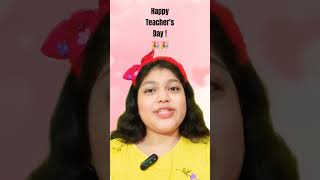 Hapoy teacher' s day poem by Spriha#music #poem #teachersday #shorts