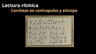 Lectura Rítmica de corcheas y síncopas 01 - TIM (Taller de Idioma Musical)