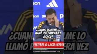 🤯🔥❓GAGO, ¿CUÁNDO TE LLAMO RIQUELME PARA QUE SEAS EL DT DE BOCA?