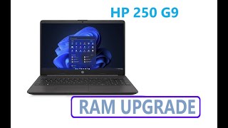 HP 250 G9 disassembly and upgrade RAM