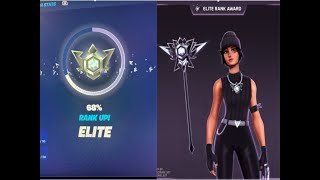 getting elite rank in fortnite