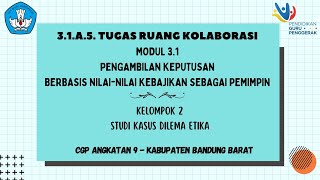 Ruang Kolaborasi Modul 3.1 Pengambilan Keputusan Berbasis Nilai-nilai Kebajikan sebagai Pemimpin