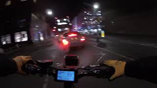 Manchester City Centre First Night of Lockdown, 1000w ebike ride.(part 2)