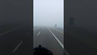 Dangerous foggy morning